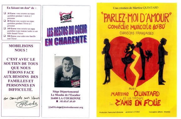 Affiche Comédie musicale "Parlez-moi d'amour".